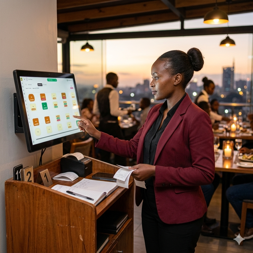 Restaurant floor status in Bizflow